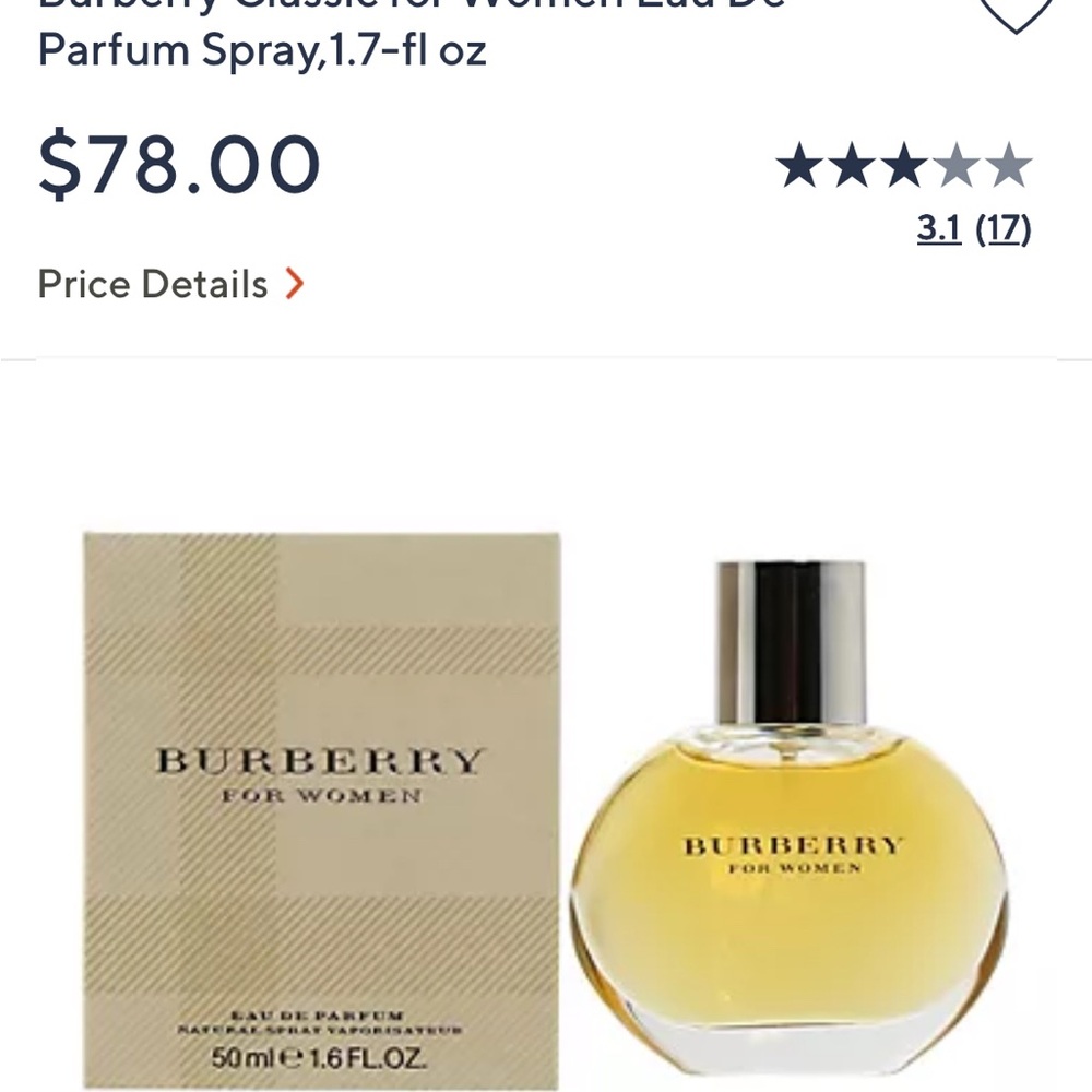 Burberry Classic Eau De Parfum Spray